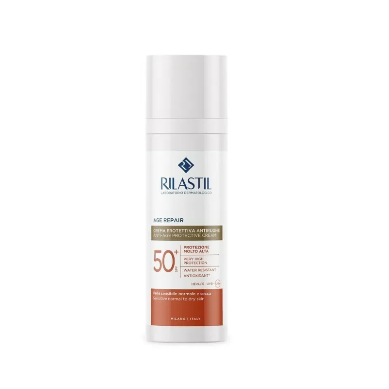 Sauļošanās krēms Rilastil Age Repair Spf 50 Spf 50+ 50 ml Pret-novecošanās