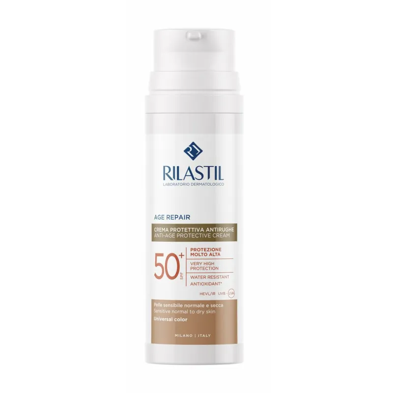 Päikesekaitse koos Värviga Rilastil Age Repair Spf 50+ 50 ml Vananemisvastane