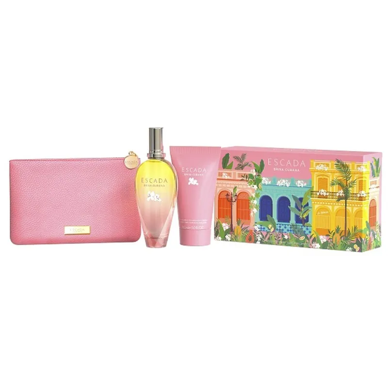Set ženski parfem Escada Brisa Cubana 3 Daudzums