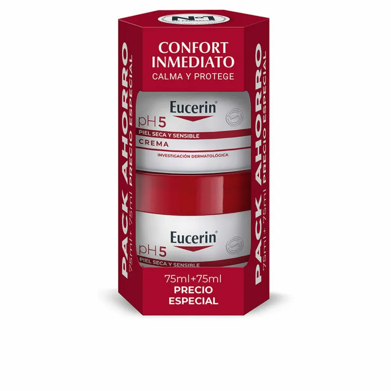 Увлажняющий крем для тела Eucerin PH5 75 ml 2 штук