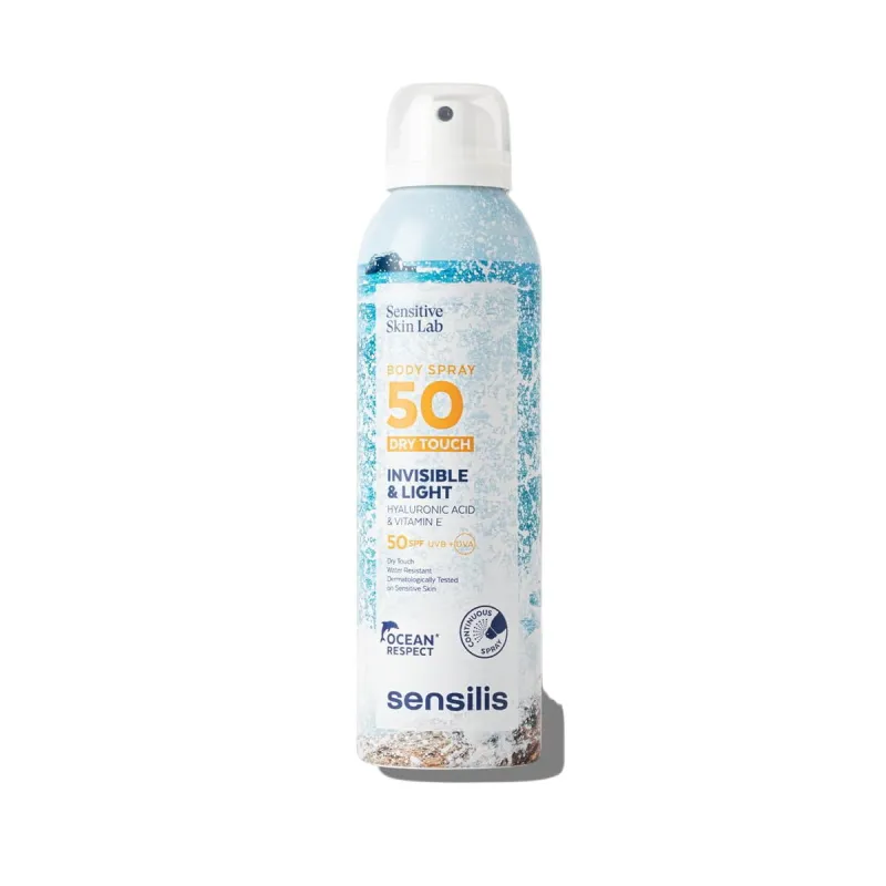 Purškiklis saulės apsauga Sensilis Invisible and Light Spf 50+ 200 ml