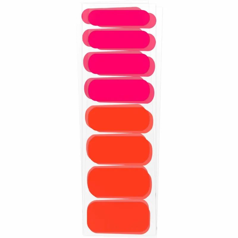 Nagų Lakas Lapai Catrice Neon Blast Nº 020 Neon thunder 24 vnt.