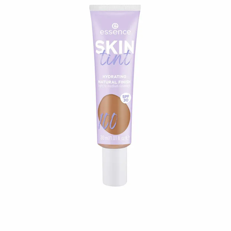 Värillinen kosteusvoide Essence SKIN TINT Nº 100 Spf 30 30 ml