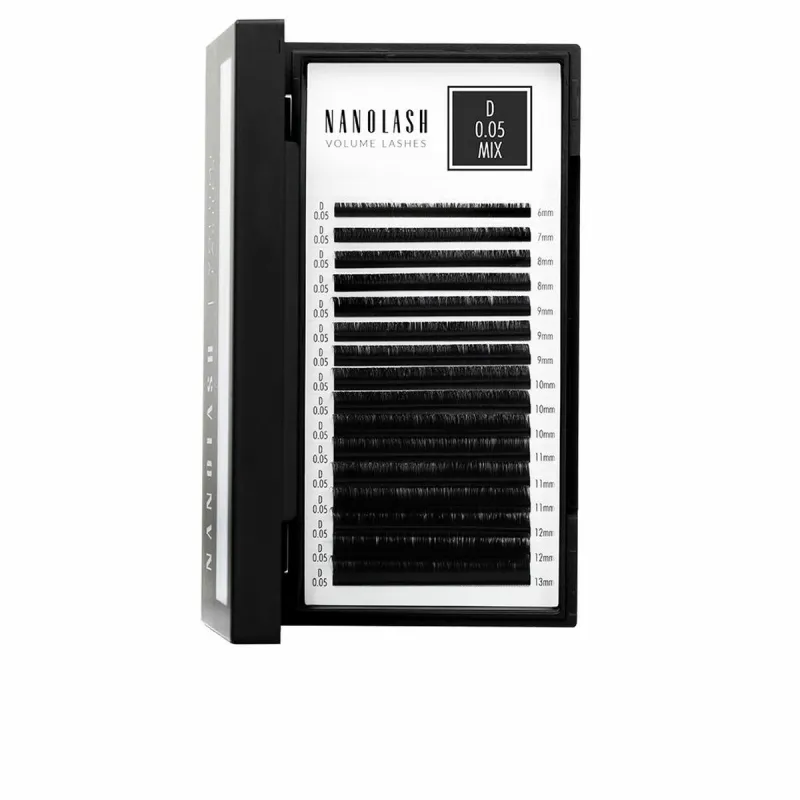 Mākslīgo skropstu komplekts Nanolash VOLUME LASHES Pagarinājumi 6-13 mm