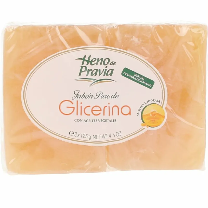 Muilas nu natūraliu glicerinu Heno De Pravia Aceites Vegetales 125 g 2 vnt.