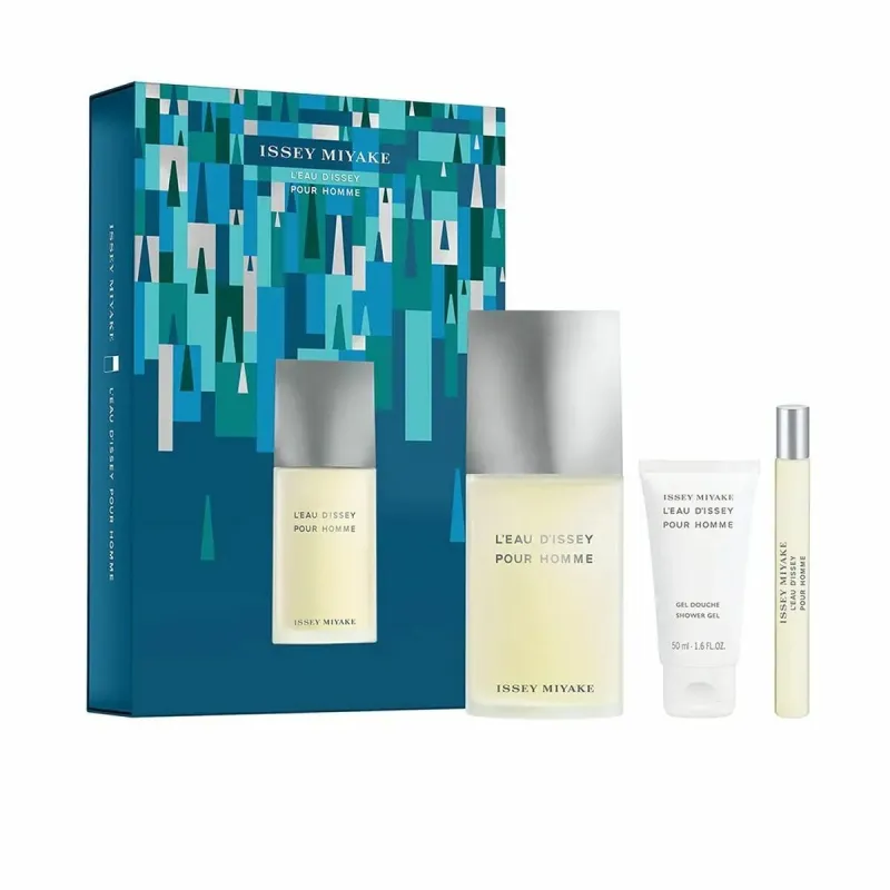 Женский парфюмерный набор Issey Miyake L'EAU D'ISSEY POUR HOMME EDT 3 Предметы