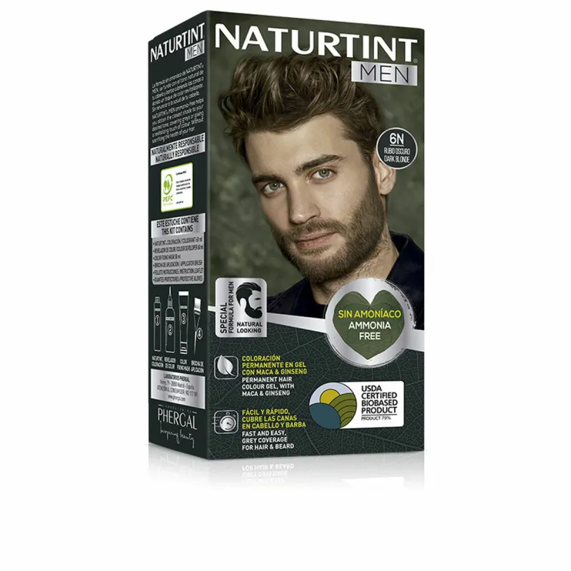 Noturīga Krāsa Naturtint NATURTINT MEN 6-rubio oscuro