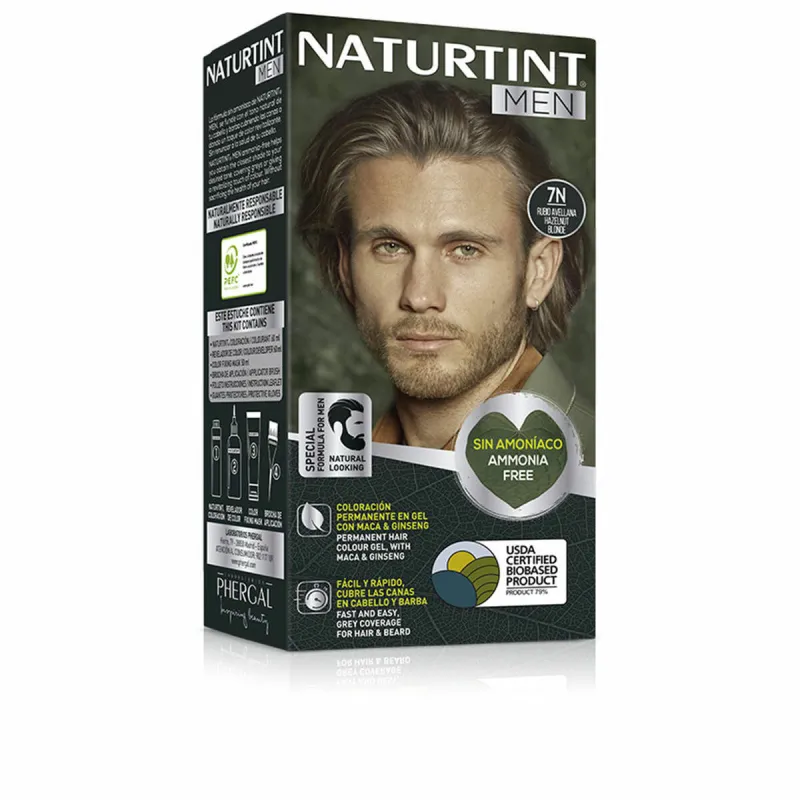 Noturīga Krāsa Naturtint NATURTINT MEN Nº 7n-Rubio Avellana