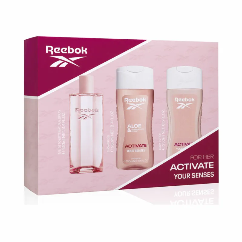 Naisten parfyymisetti Reebok ACTIVATE YOUR SENSES 3 Kappaletta