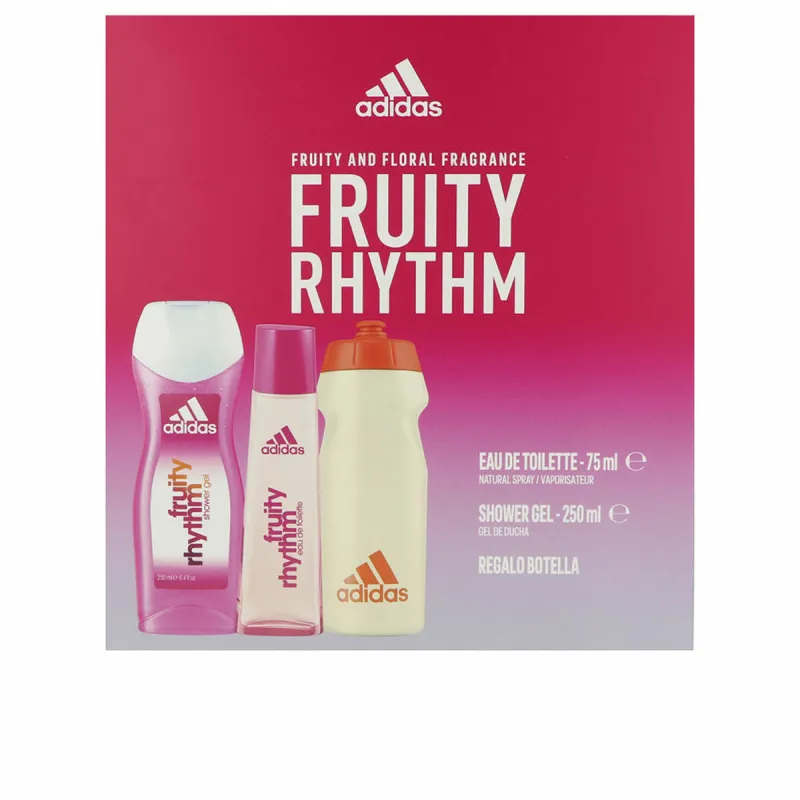 Naiste parfüümi komplekt Adidas Fruity Rhythm 3 Tükid, osad