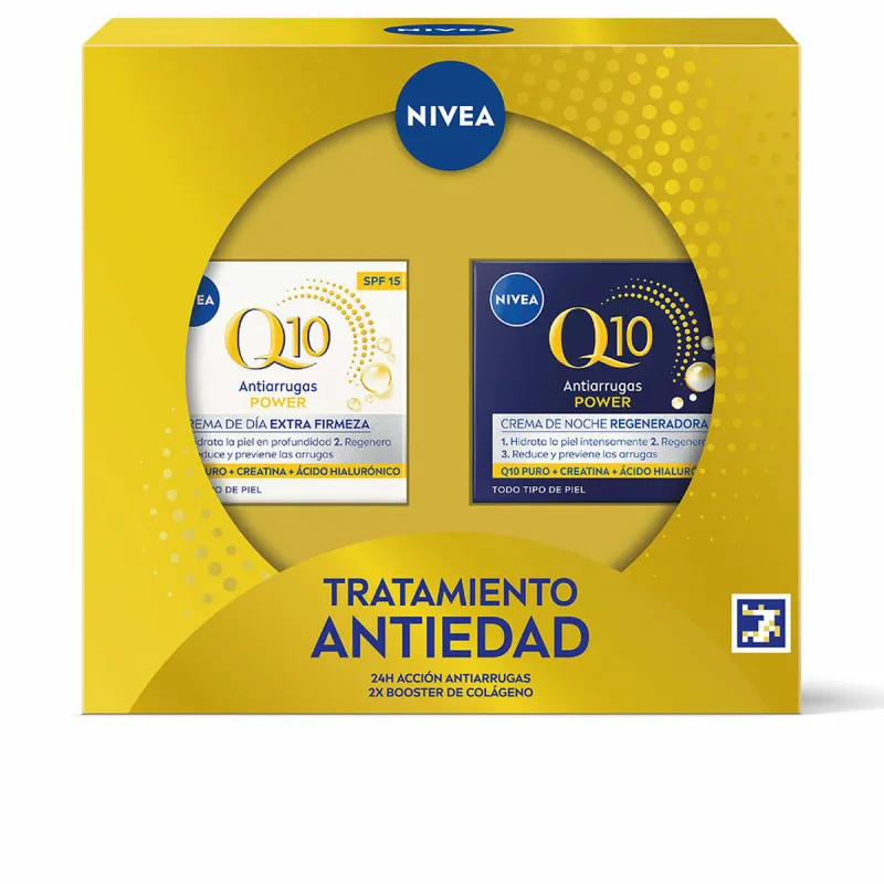 Meikkisetti Nivea Q10 ANTI-ARRUGAS 2 Kappaletta