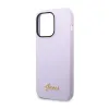 Guess Silicone Vintage - Case for iPhone 14 Pro (Purple)