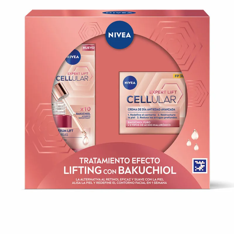 Makiažo Rinkinys Nivea TRATAMIENTO EFECTO LIFTING CON BAKUCHIOL 2 Dalys