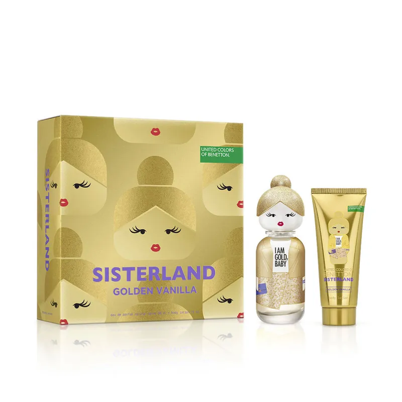 Moteriškų kvepalų rinkinys Benetton SISTERLAND GOLDEN VANILLA 2 Dalys