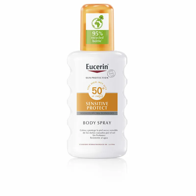 Vartalon aurinkosuojasuihke Eucerin SENSITIVE PROTECT Spf 50+ 200 ml