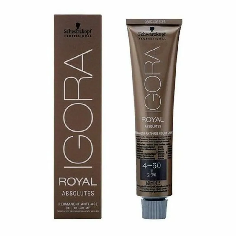 Permanenta Īpaši Noturīga Krāsa Sirmiem Matiem Schwarzkopf 4.04579E+12 Nº 4-60 60 ml