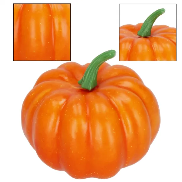 Keinotekoinen koristekurpitsa Halloween Springos HA5225 8.5cm
