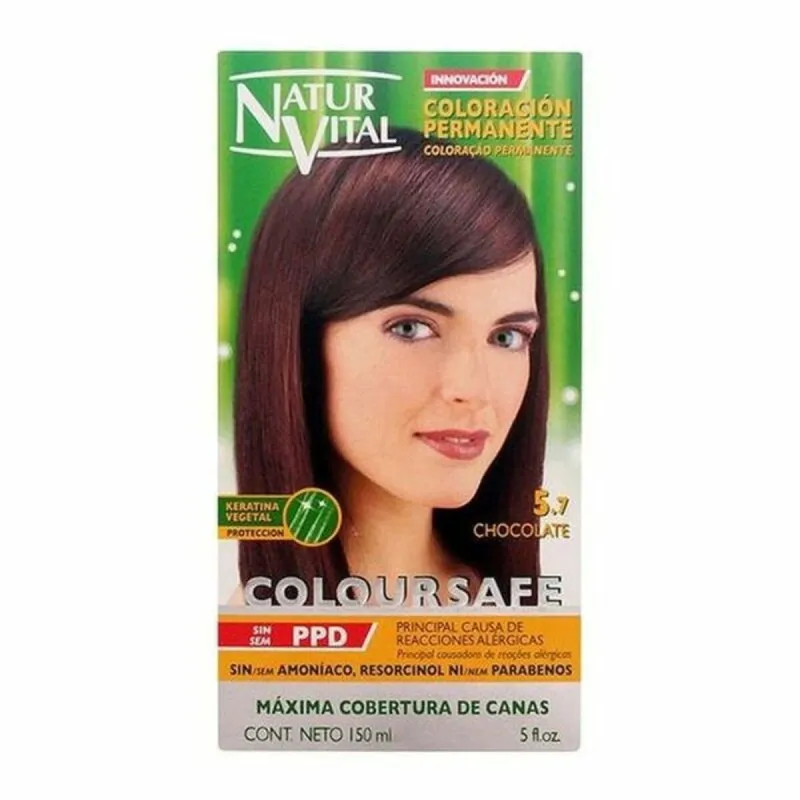 Väriaine ei sisällä ammoniakkia Naturaleza y Vida Coloursafe Nº 5.7-Chocolate 150 ml
