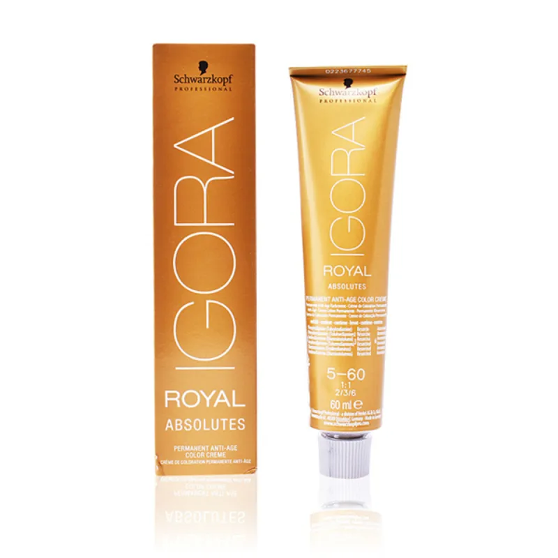 Антивозрастной красящий гель Schwarzkopf Igora Royal Absolutes Nº 5-60 60 ml