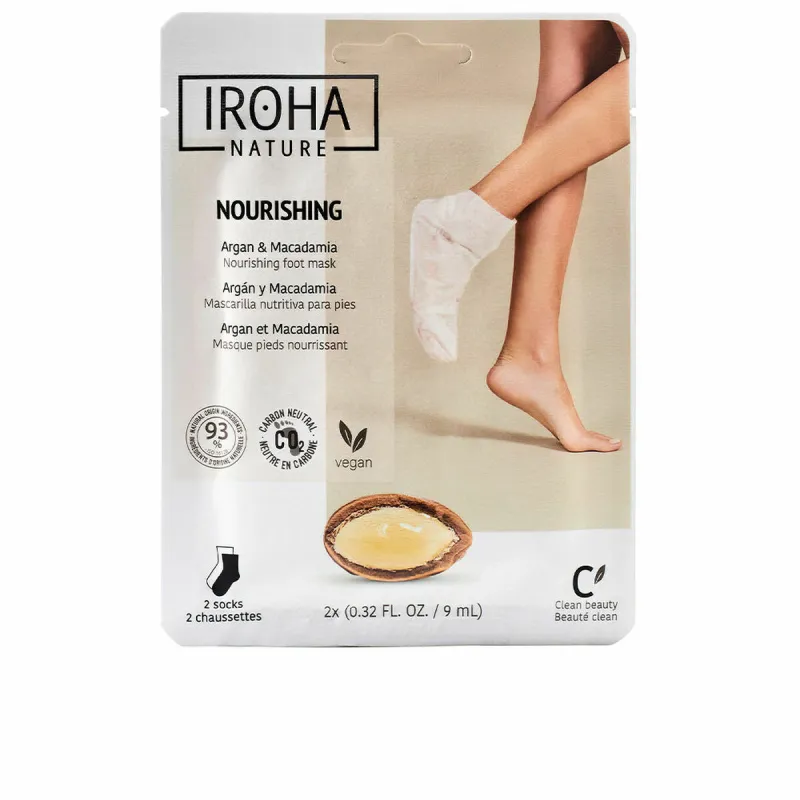 Маска для ног Iroha Argan Macadamia Носки Орех макадамия Аргановое масло (1 штук)