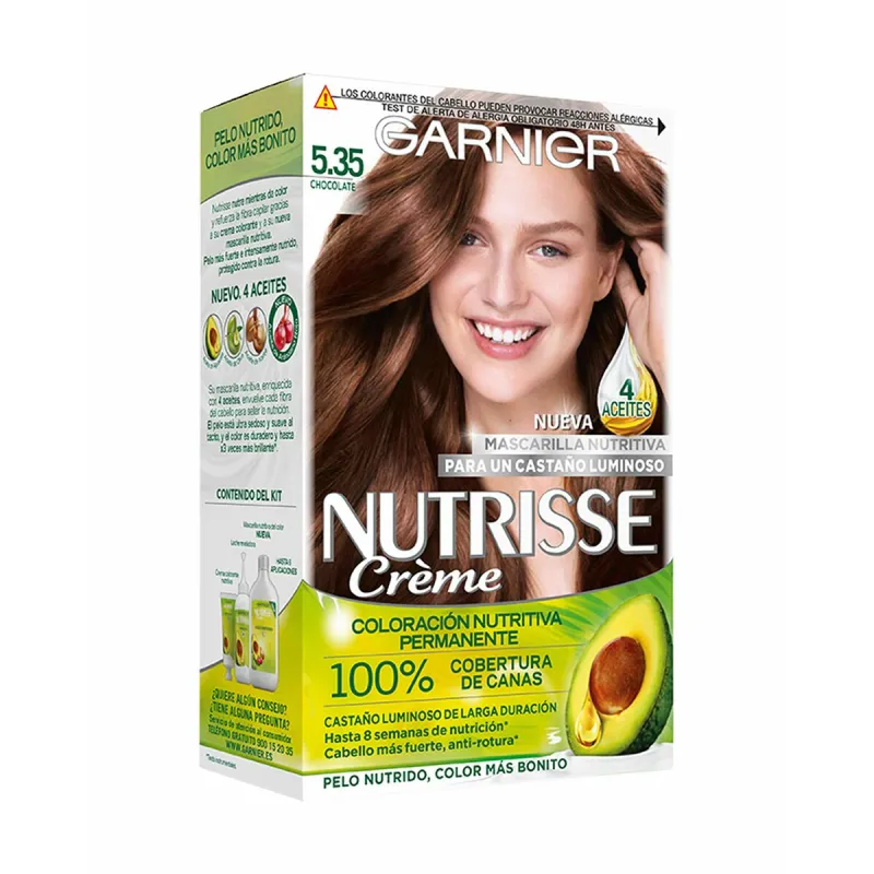 Püsivärvikreem Garnier Nutrisse Nº 5.35/58-Sequoia (3 Ühikut)