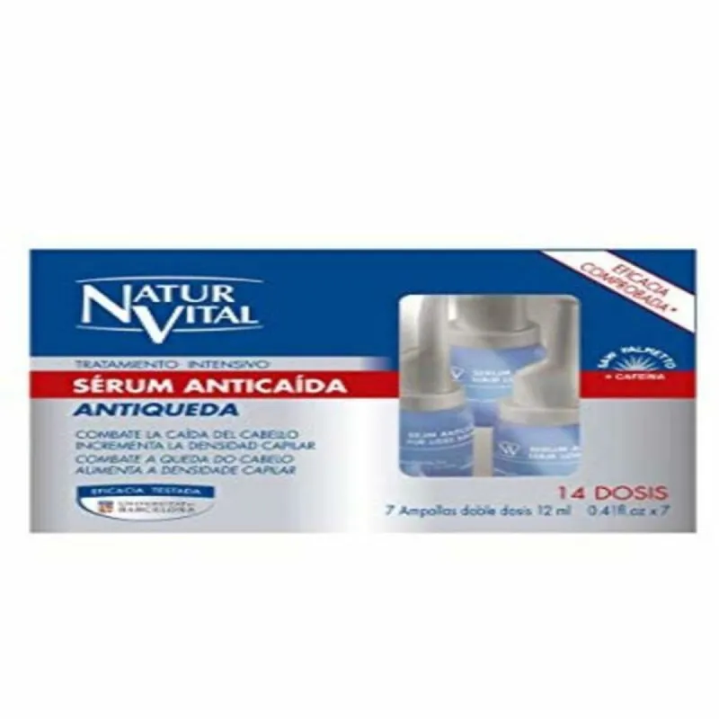 Hiusten lähtöön vaikuttava hoito Naturvital 7786S 12 ml