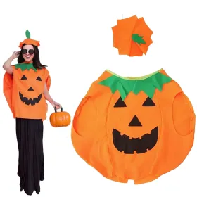 Halloween koristelu kurpitsa-asu hatulla Springos HA5224 2 elementtiä.