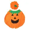 Halloween koristelu kurpitsa-asu hatulla Springos HA5224 2 elementtiä.