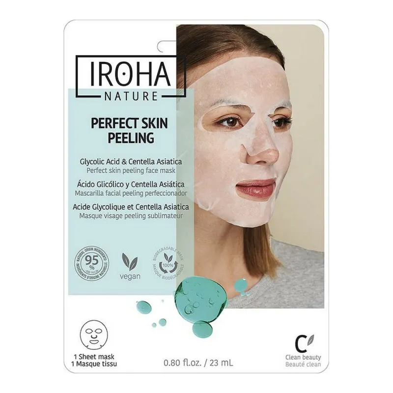 Kuoriva glykolihapponaamio Iroha Perfect Skin Peeling 23 ml