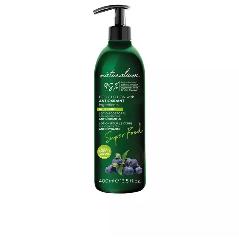 Лосьон для тела Naturalium Super Food 400 ml антиоксидантами Черника