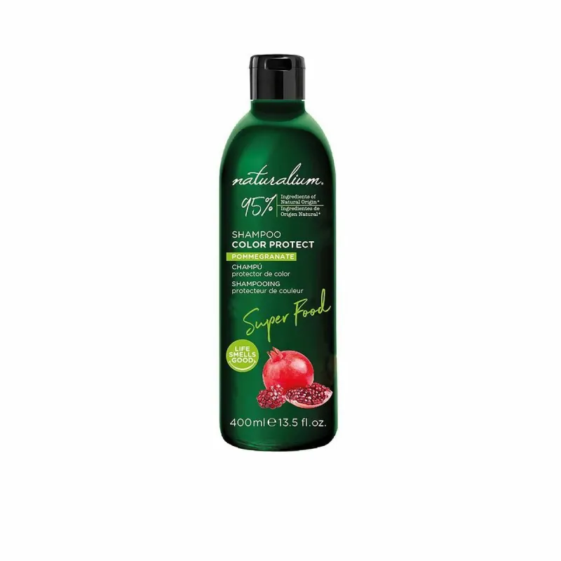 Šampūnas pabrėžiantis spalvą Naturalium Super Food 400 ml Granatas