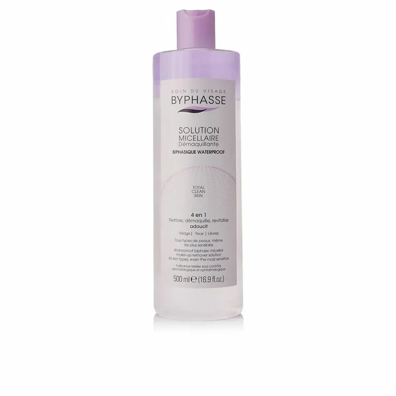 Двухфазное средство для снятия макияжа с лица Byphasse Solución Micelar 500 ml Мицеллярная