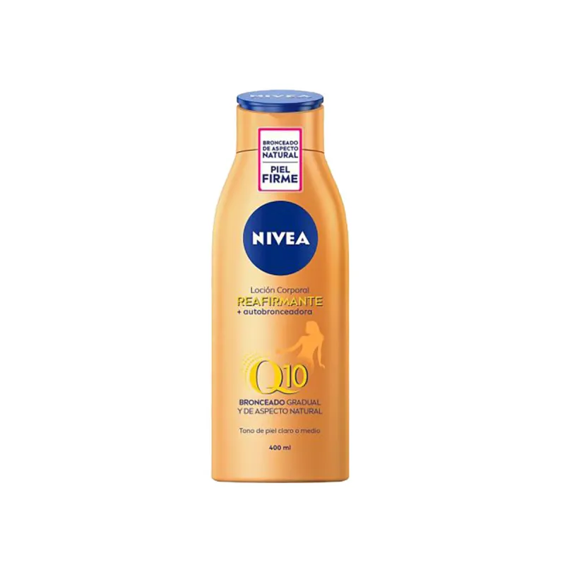Ķermeņa losjons ar pašiedeguma efekfu Nivea Q10+ 400 ml Losjons/aerosols/pieniņš ar pašiedeguma efektu Q10+