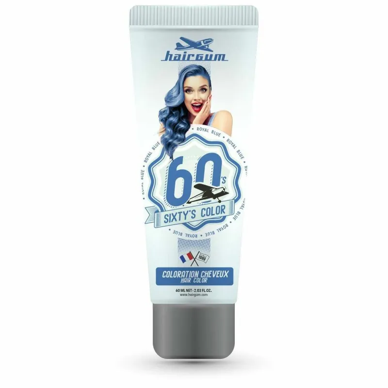 Daļēji Pastāvīga Krāsviela Hairgum S Color royal blue 60 ml