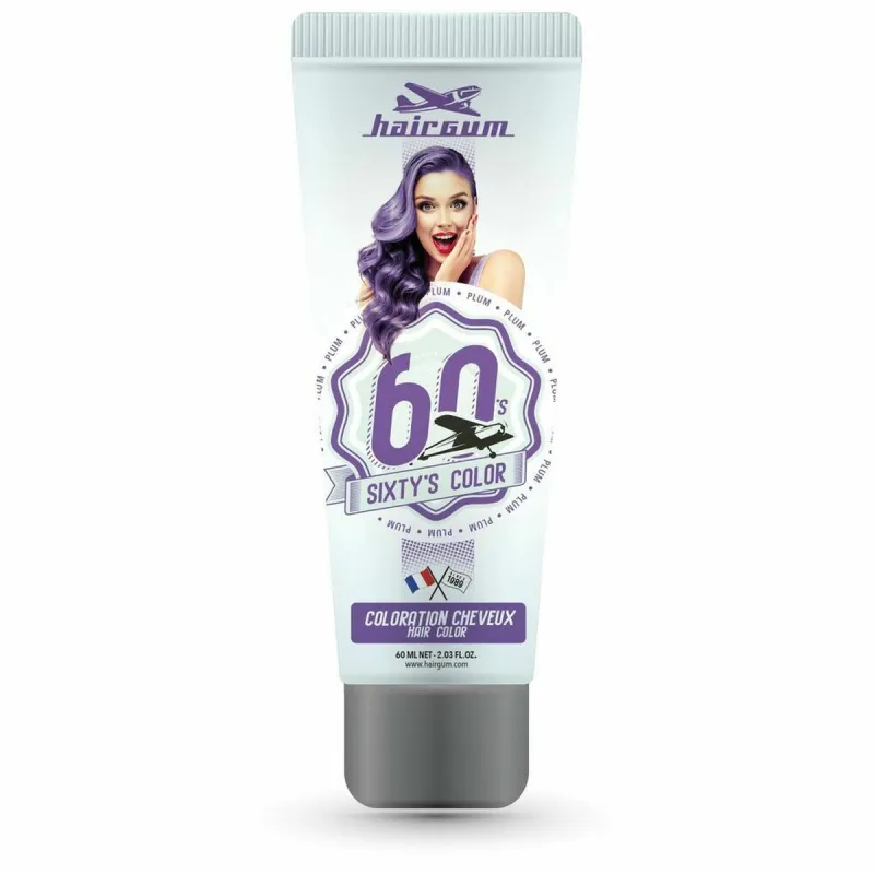 Pusiau laikinas dažas Hairgum S Color Tamsiai violetinė 60 ml