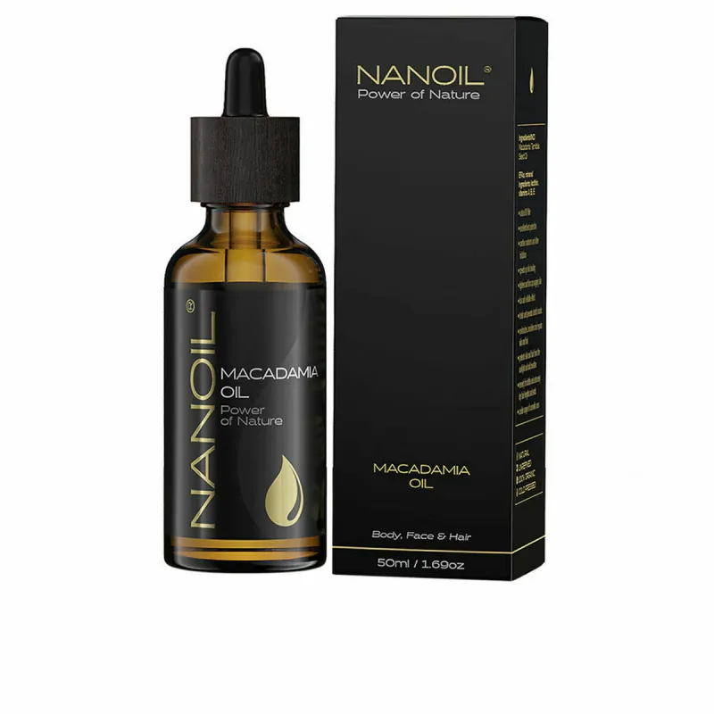 Dušas eļļa Nanoil Power Of Nature 50 ml Makadāmijas riekstu eļļa