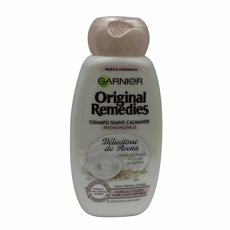 Kosteuttava shampoo Garnier Original Remedies 250 ml Kaura