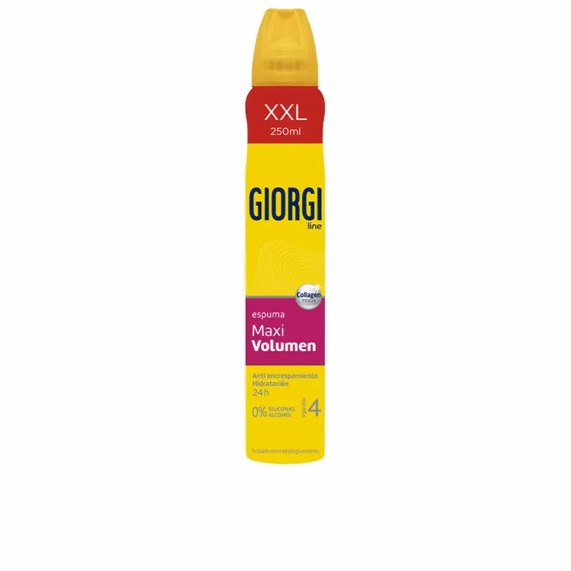 Моделирующая пенка Giorgi Volumen 250 ml Поддерживает объем