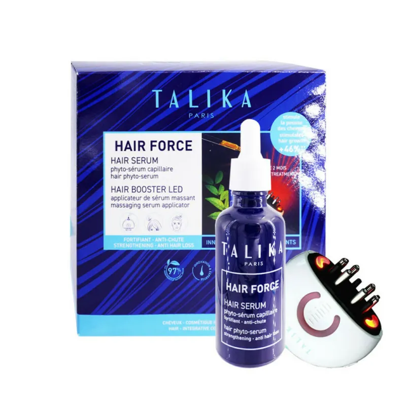 Matu Kopšanas Komplekts Talika Hair Force Lote Nodrošina stabilitāti 2 Daudzums