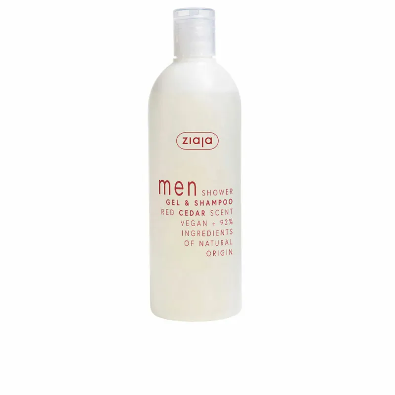 2-in-1 geeli ja shampoo Ziaja Men 400 ml Miehet Setri