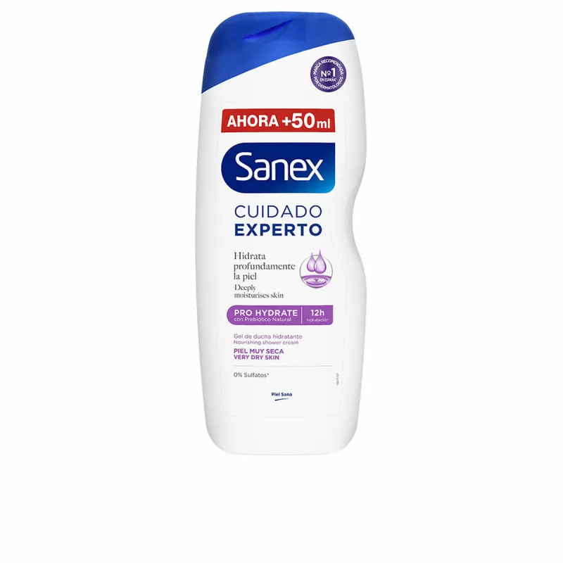 Moisturising Shower Gel Sanex Pro Hydrate 600 ml