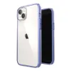 Speck Presidio Perfect-Clear with Impact Geometry - iPhone 15 Plus / 14 Plus Case with MICROBAN Coating (Clear / Grounded Purple