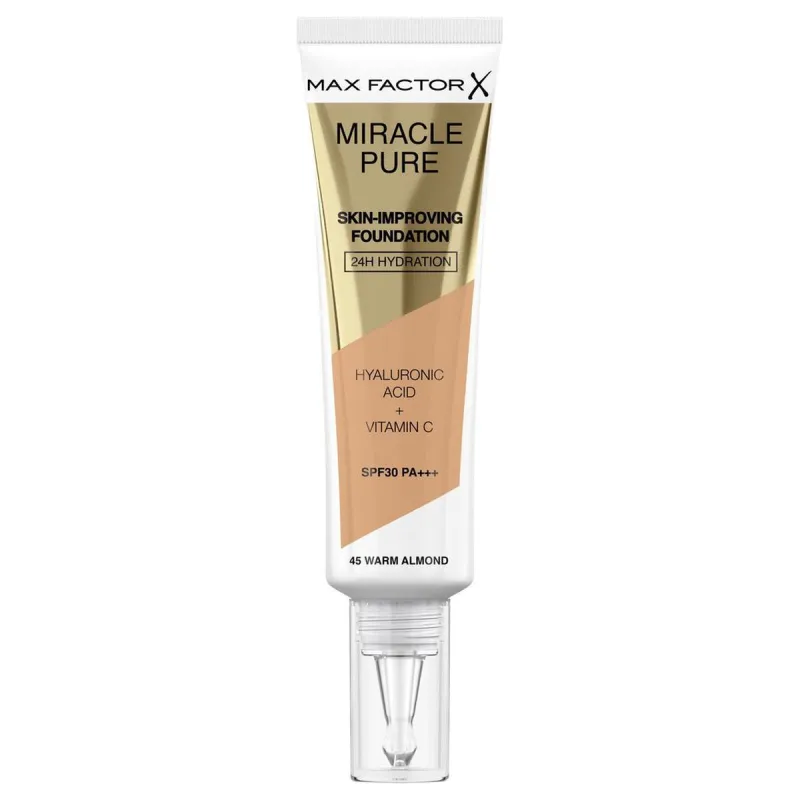 Pohjameikkivoide Max Factor Miracle Pure Nº 45 Warm almond Nº 45-Warm Almond Spf 30 30 ml