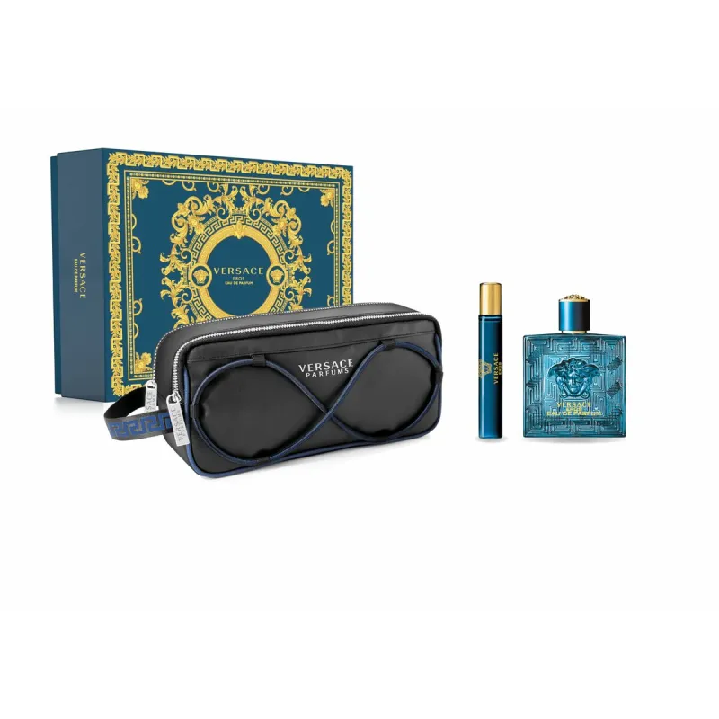 Мужской парфюмерный набор Versace Eros EDP 3 Предметы