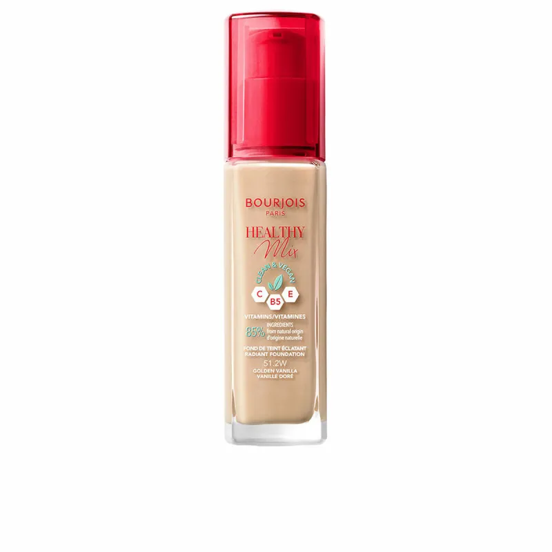 Skystas makiažo pagrindas Bourjois Healthy Mix Nº 51.2W Golden vanilla Nº 51.2w-Golden Vanilla Nº 51.2w-Golden Vanilla 30ml 30 m
