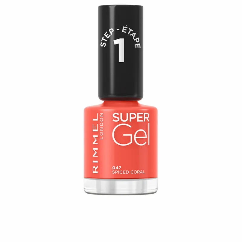 лак для ногтей Rimmel London Super Gel Nº 047 Spiced coral Nº 047-Spiced Coral 12 ml