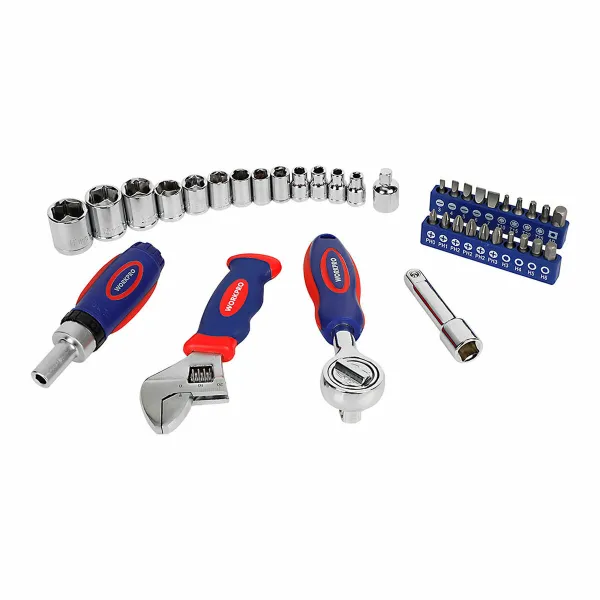Holkkisetti Workpro 38 Kappaletta