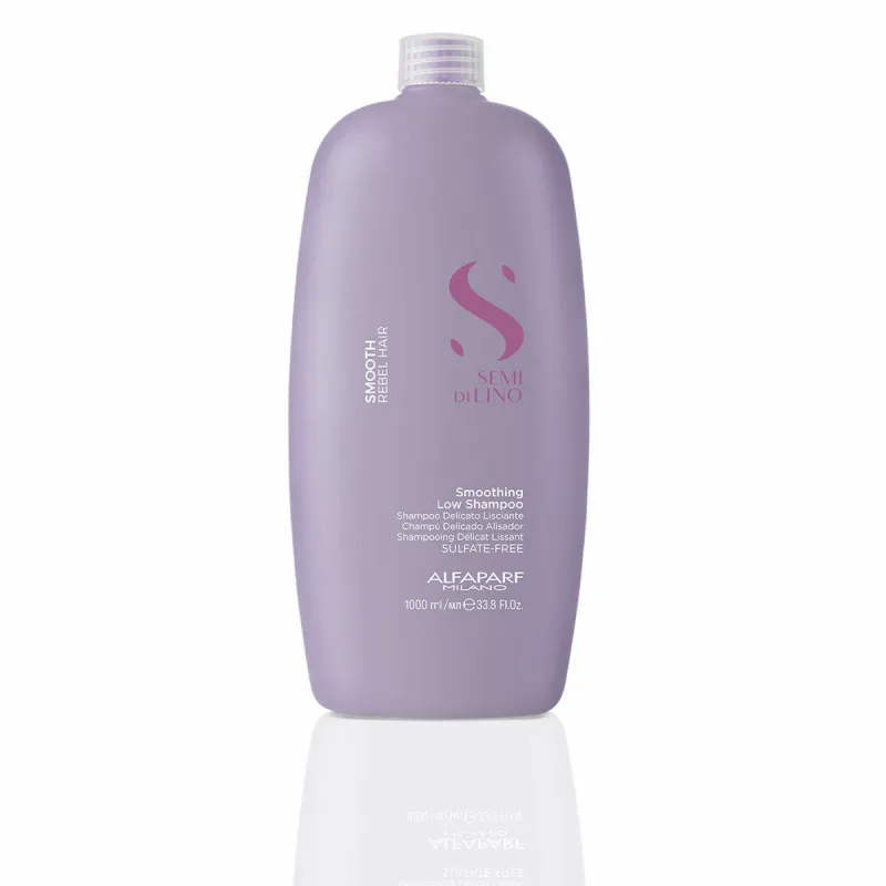 Мягкий шампунь Alfaparf Milano Semi Di Lino Smooth 1 L гладкой кожи