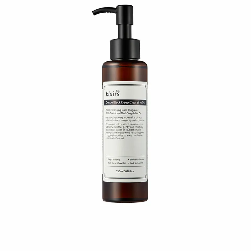 Масло для снятия макияжа Klairs Gentle Black 150 ml Очиститель