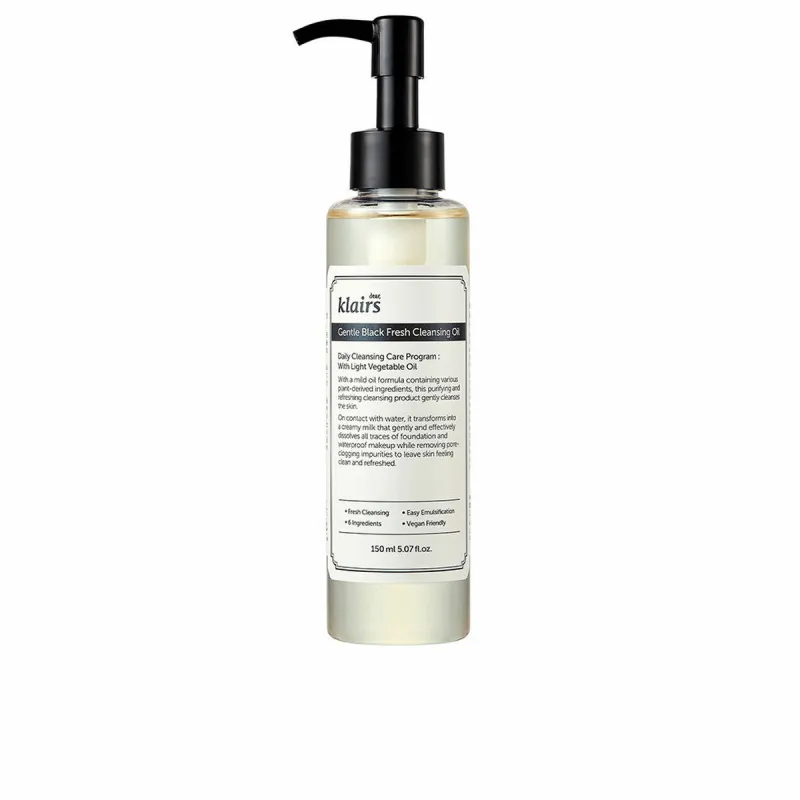 Ziepju Kūka Klairs GENTLE BLACK 150 ml